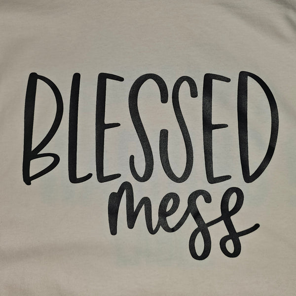 Blessed Mess Gildan Crewneck T-shirt