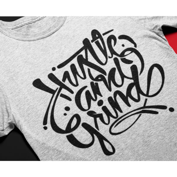 Hustle and Grind Crewneck Gildan T-shirt